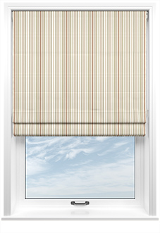 The British Stripe Co. Elizabeth, Dover No.1 - Roman Blind